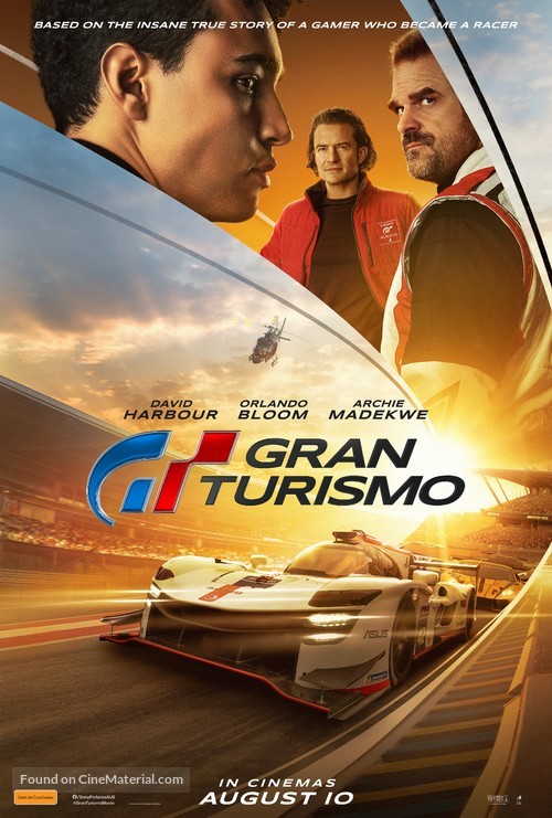 Gran Turismo - Australian Movie Poster