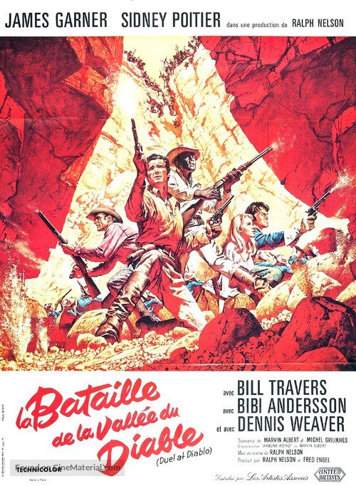 Duel at Diablo - French Movie Poster