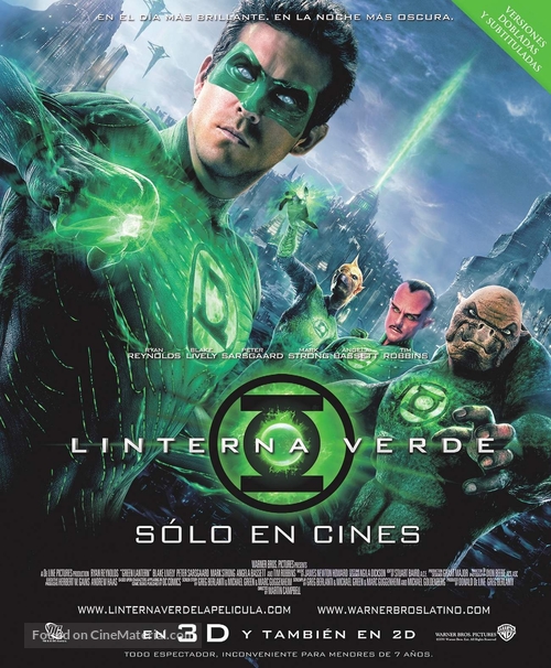 Green Lantern - Chilean Movie Poster