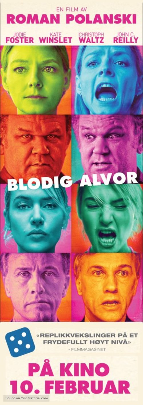 Carnage - Norwegian Movie Poster