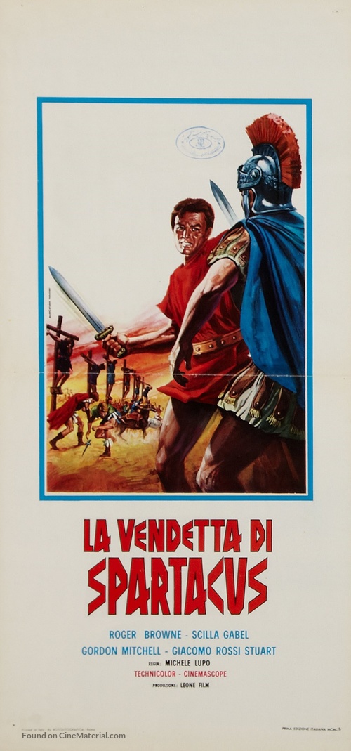 La vendetta di Spartacus - Italian Movie Poster