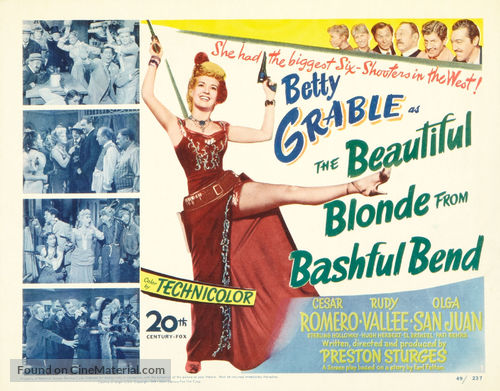 The Beautiful Blonde from Bashful Bend - Movie Poster