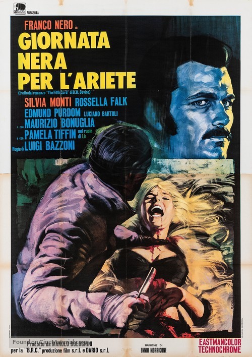 Giornata nera per l&#039;ariete - Italian Movie Poster
