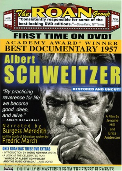 Albert Schweitzer - DVD movie cover