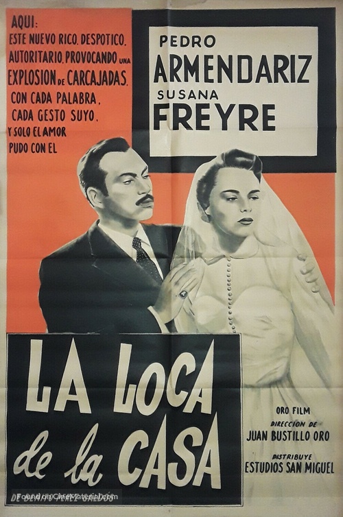 La loca de la casa - Argentinian Movie Poster