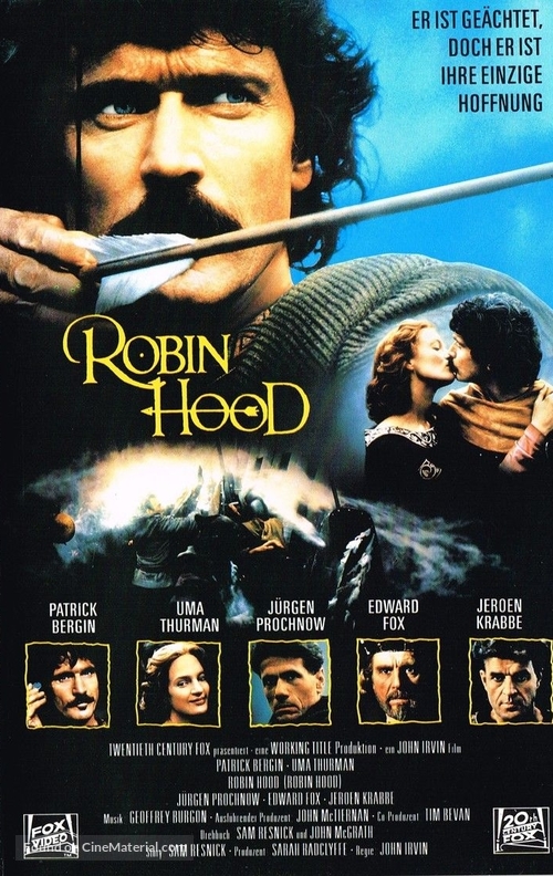 Robin Hood - German VHS movie cover