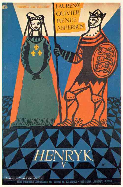 The Chronicle History of King Henry the Fifth with His Battell Fought at Agincourt in France - Polish Movie Poster