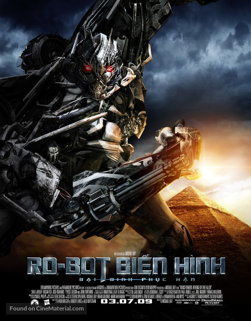 Transformers: Revenge of the Fallen - Vietnamese Movie Poster