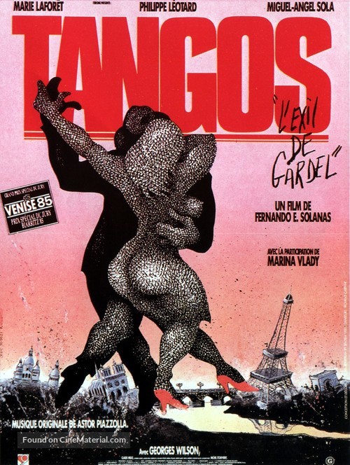 El exilio de Gardel: Tangos - French Movie Poster