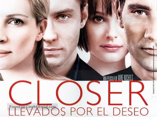 Closer - Mexican poster