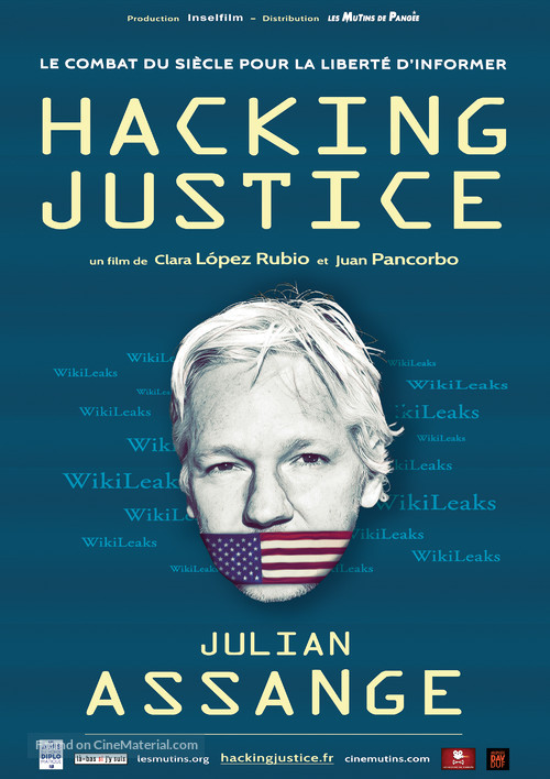 The Challenge: Defending Julian Assange - French Movie Poster