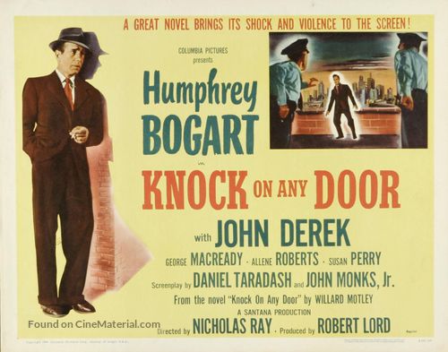 Knock on Any Door - British Movie Poster