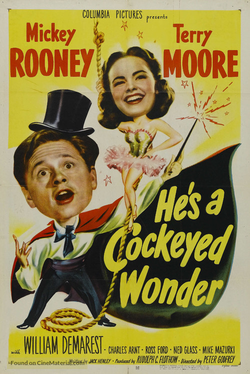 He&#039;s a Cockeyed Wonder - Movie Poster
