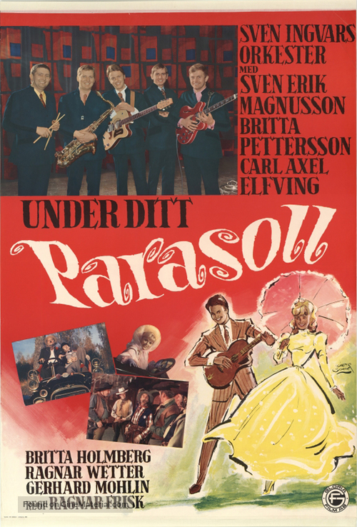 Under ditt parasoll - Swedish Movie Poster