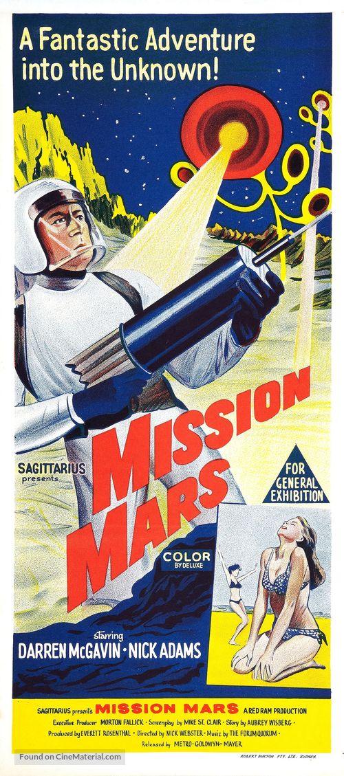 Mission Mars - Australian Movie Poster