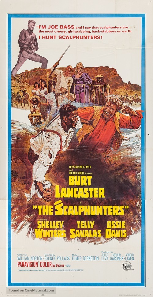 The Scalphunters - Movie Poster