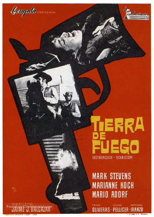 Tierra de fuego - Spanish Movie Poster