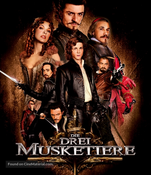 The Three Musketeers - German Blu-Ray movie cover