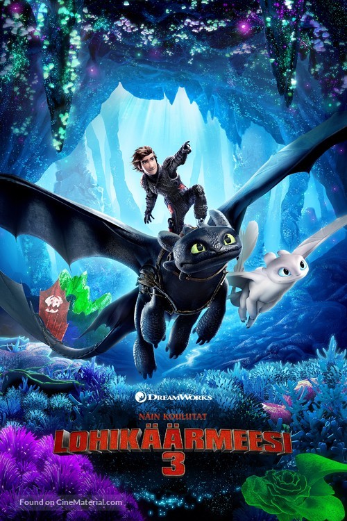 How to Train Your Dragon: The Hidden World - Finnish Movie Cover