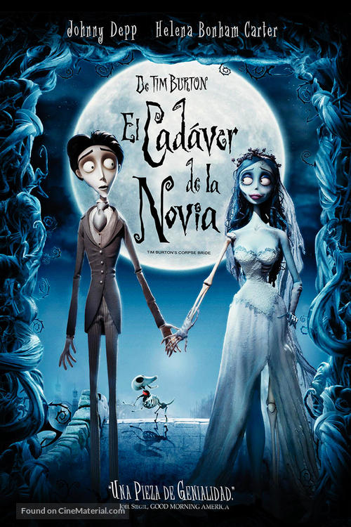 Corpse Bride - Argentinian Movie Cover