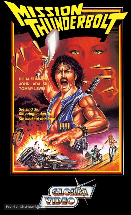 Mission Thunderbolt - German VHS movie cover