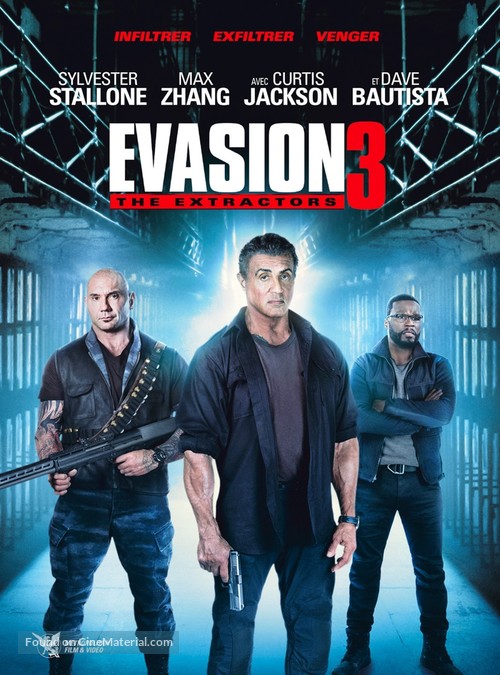 Escape Plan: The Extractors - French DVD movie cover