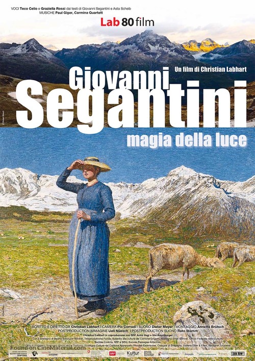 Giovanni Segantini &ndash; Magie des Lichts - Italian Movie Poster