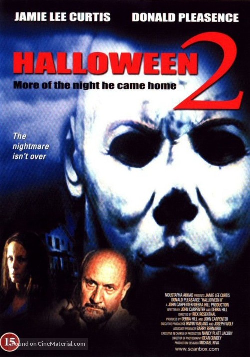 Halloween II - Danish DVD movie cover