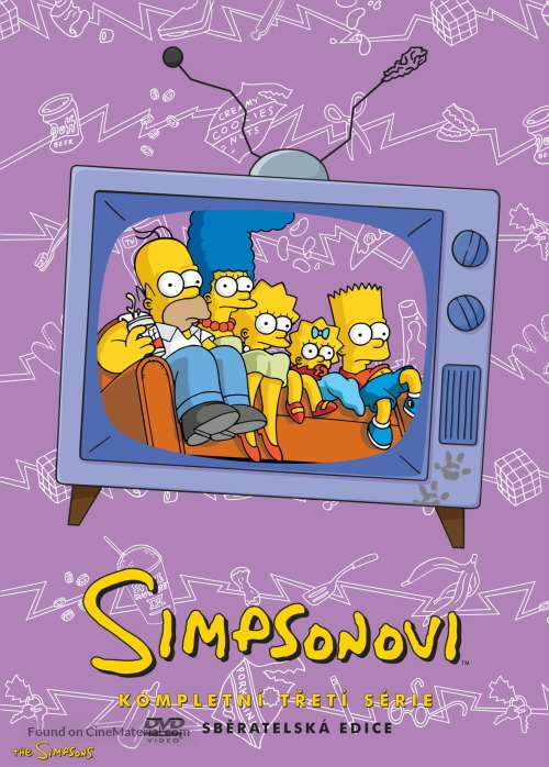 &quot;The Simpsons&quot; - Czech DVD movie cover