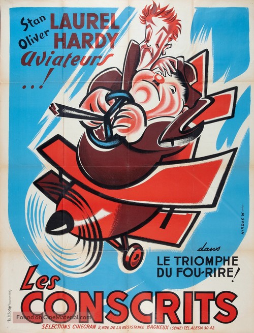 The Flying Deuces - French Movie Poster