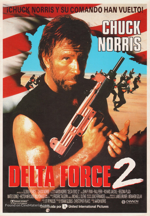 Delta Force 2 - Spanish Movie Poster
