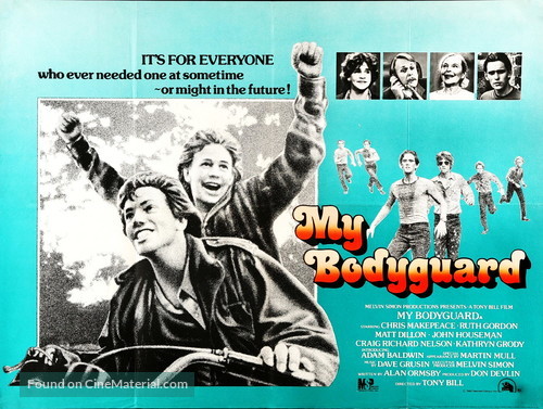 My Bodyguard - British Movie Poster