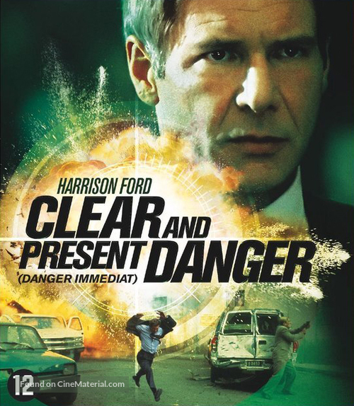 Clear and Present Danger - Belgian Blu-Ray movie cover