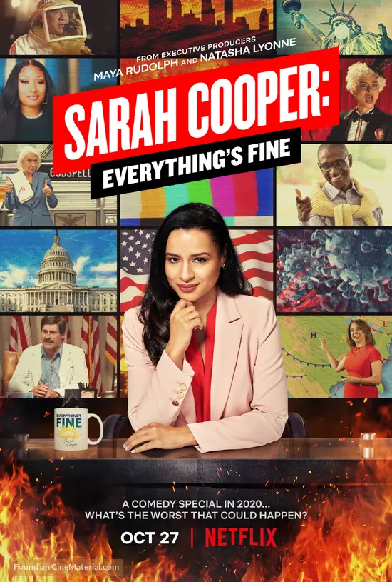 Sarah Cooper: Everything&#039;s Fine - Movie Poster