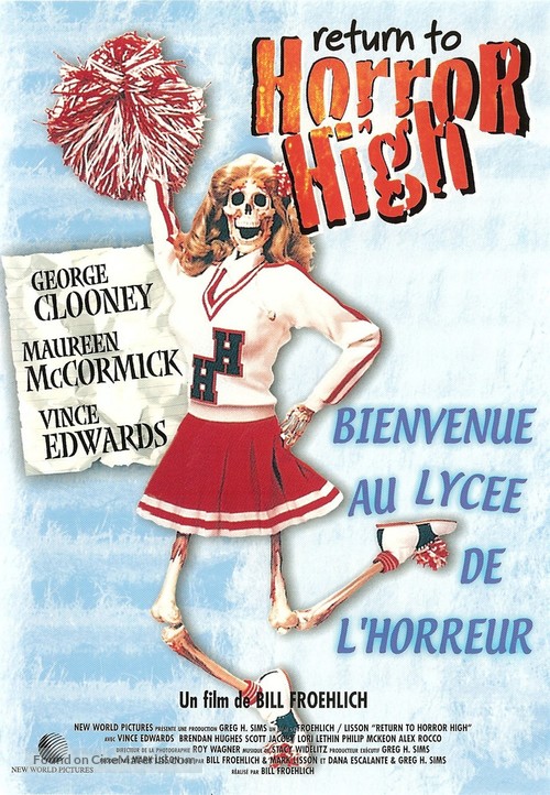 Return to Horror High - French Movie Poster