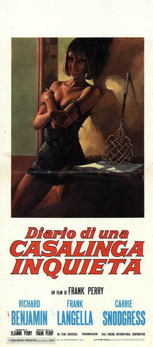 Diary of a Mad Housewife - Italian Movie Poster