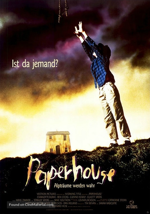 Paperhouse - German Movie Poster