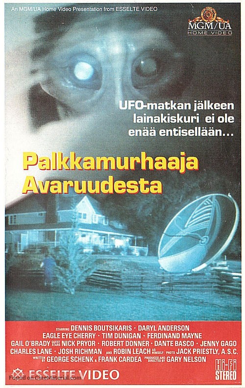 The Hit Man - Finnish VHS movie cover