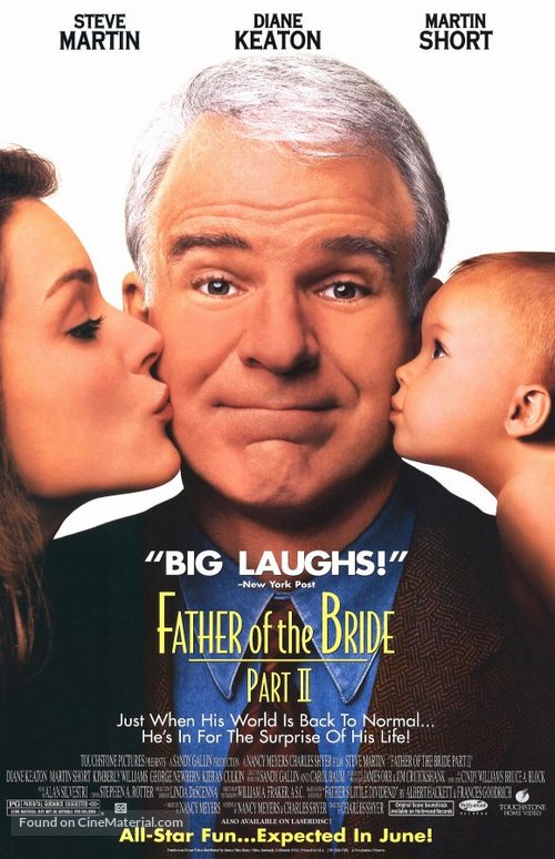 Father of the Bride Part II - Movie Poster