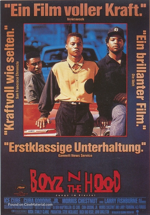 Boyz N The Hood - German Movie Poster