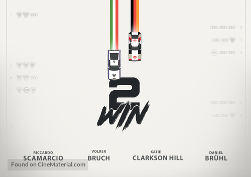 Race to Glory - Audi vs Lancia - British Movie Poster