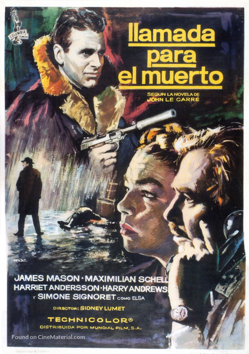 The Deadly Affair - Spanish Movie Poster