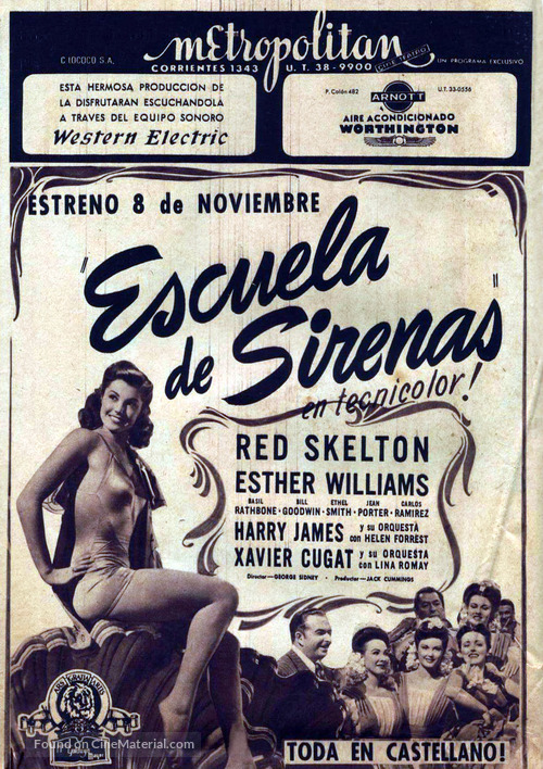 Bathing Beauty - Spanish Movie Poster