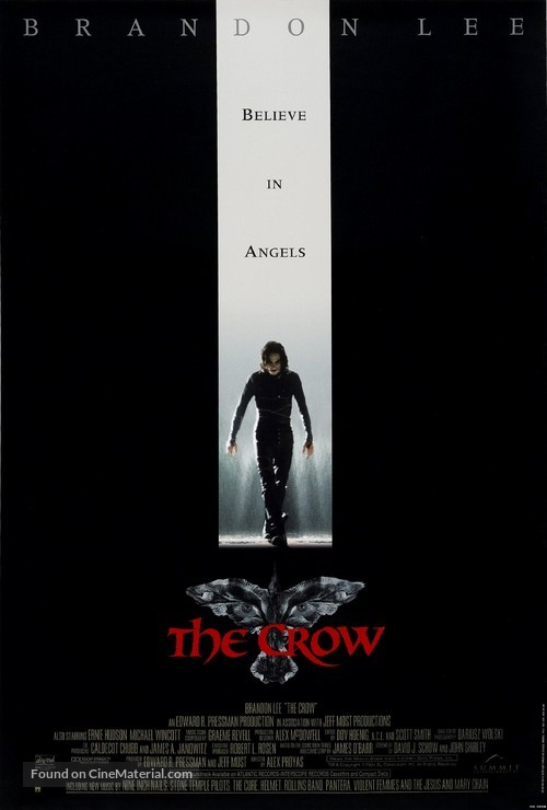 The Crow - British Movie Poster