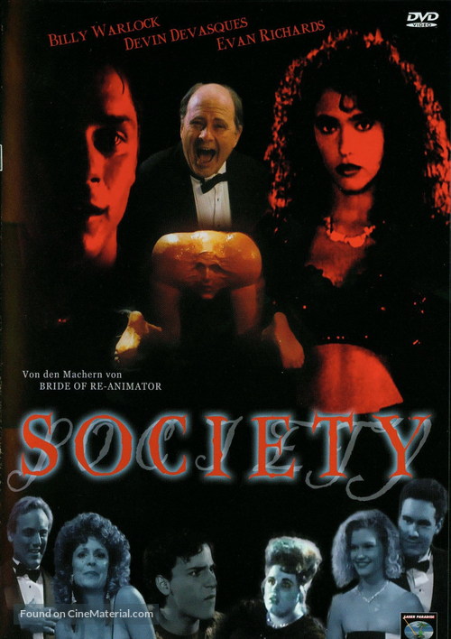 Society - German DVD movie cover