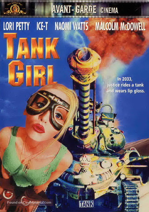 Tank Girl - Canadian DVD movie cover