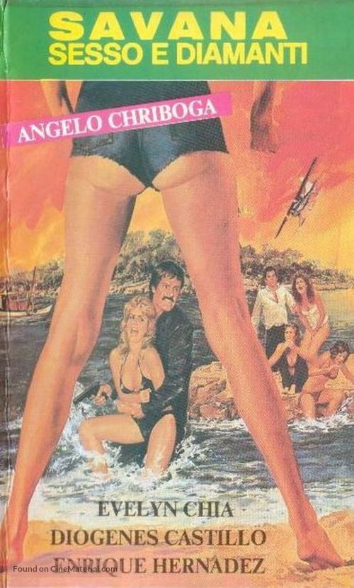 Savana - Sesso e diamanti - Italian VHS movie cover