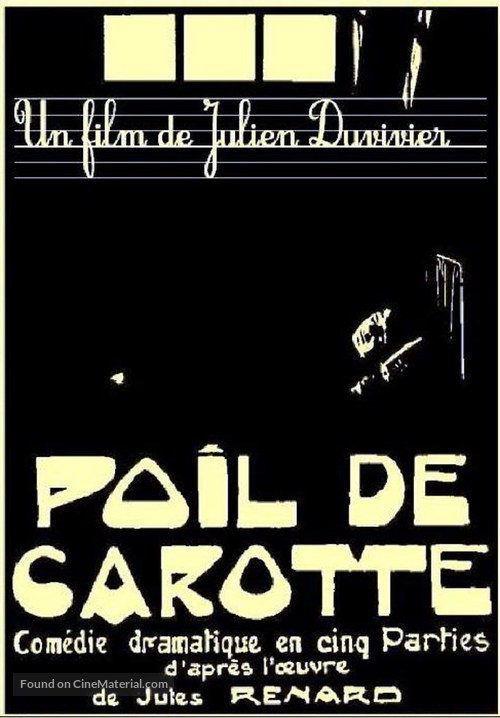 Poil de carotte - French Movie Poster