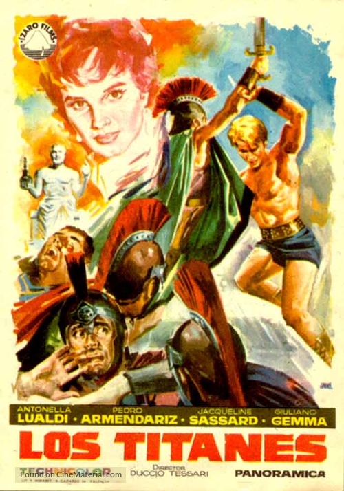 Arrivano i titani - Spanish Movie Poster