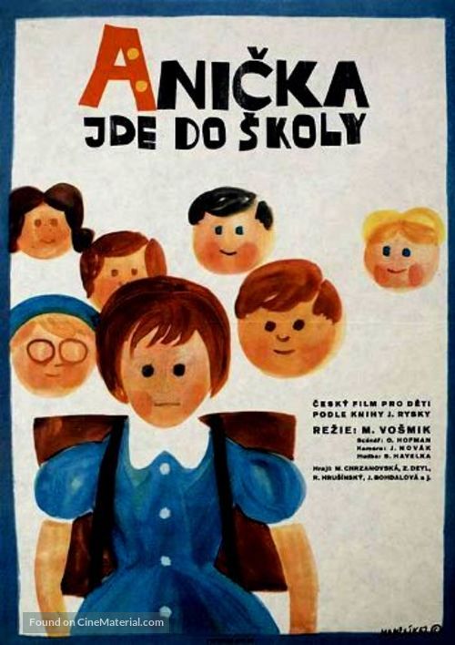 Anicka jde do skoly - Czech Movie Poster